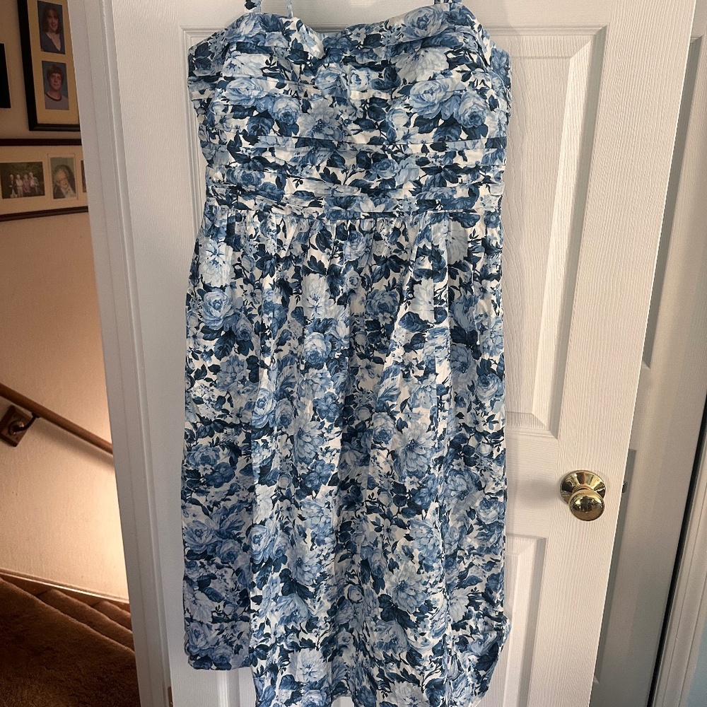Abercrombie blue floral dress